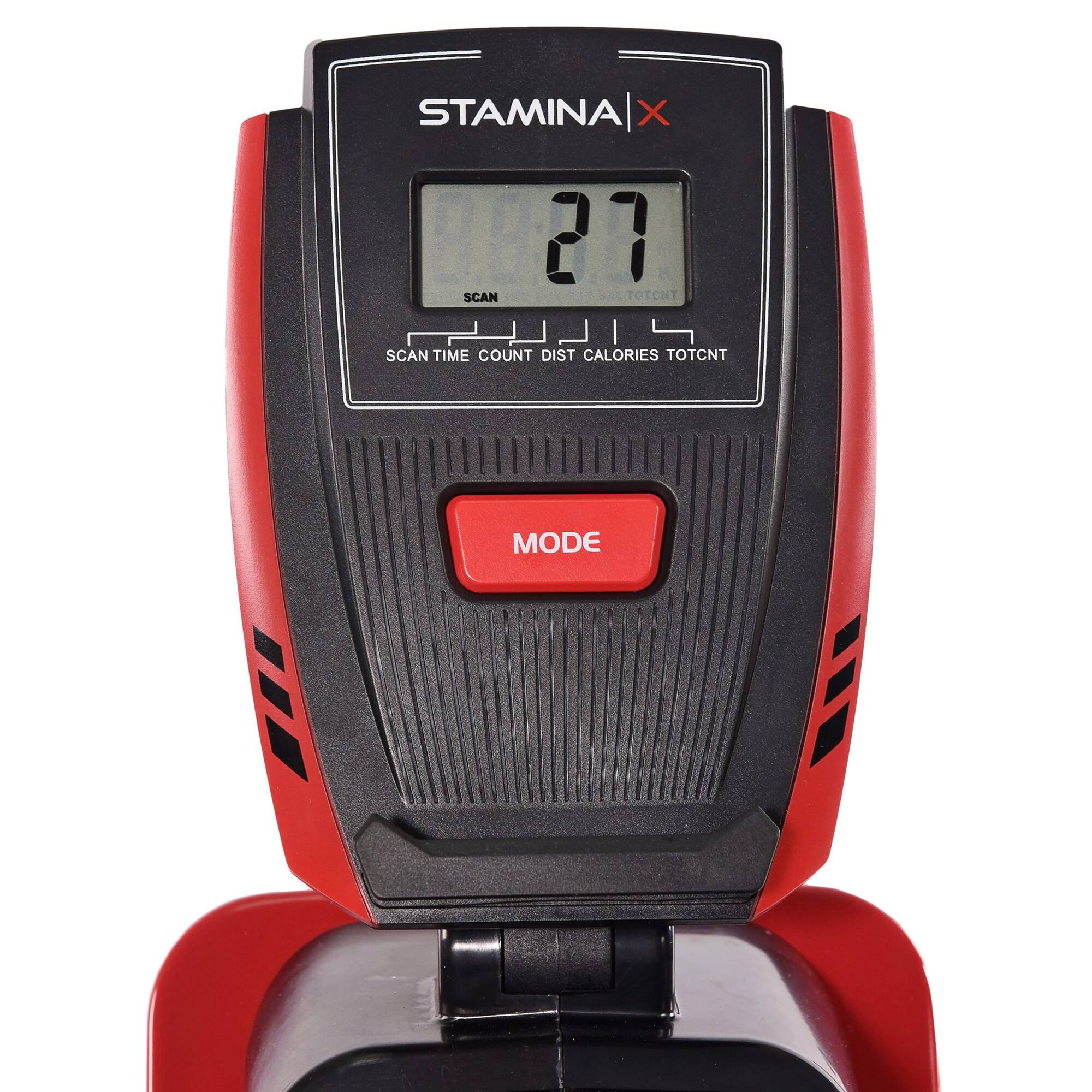 STAMINA X

27

SCAN TIME COUNT DIST CALORIES TOTCNT

MODE