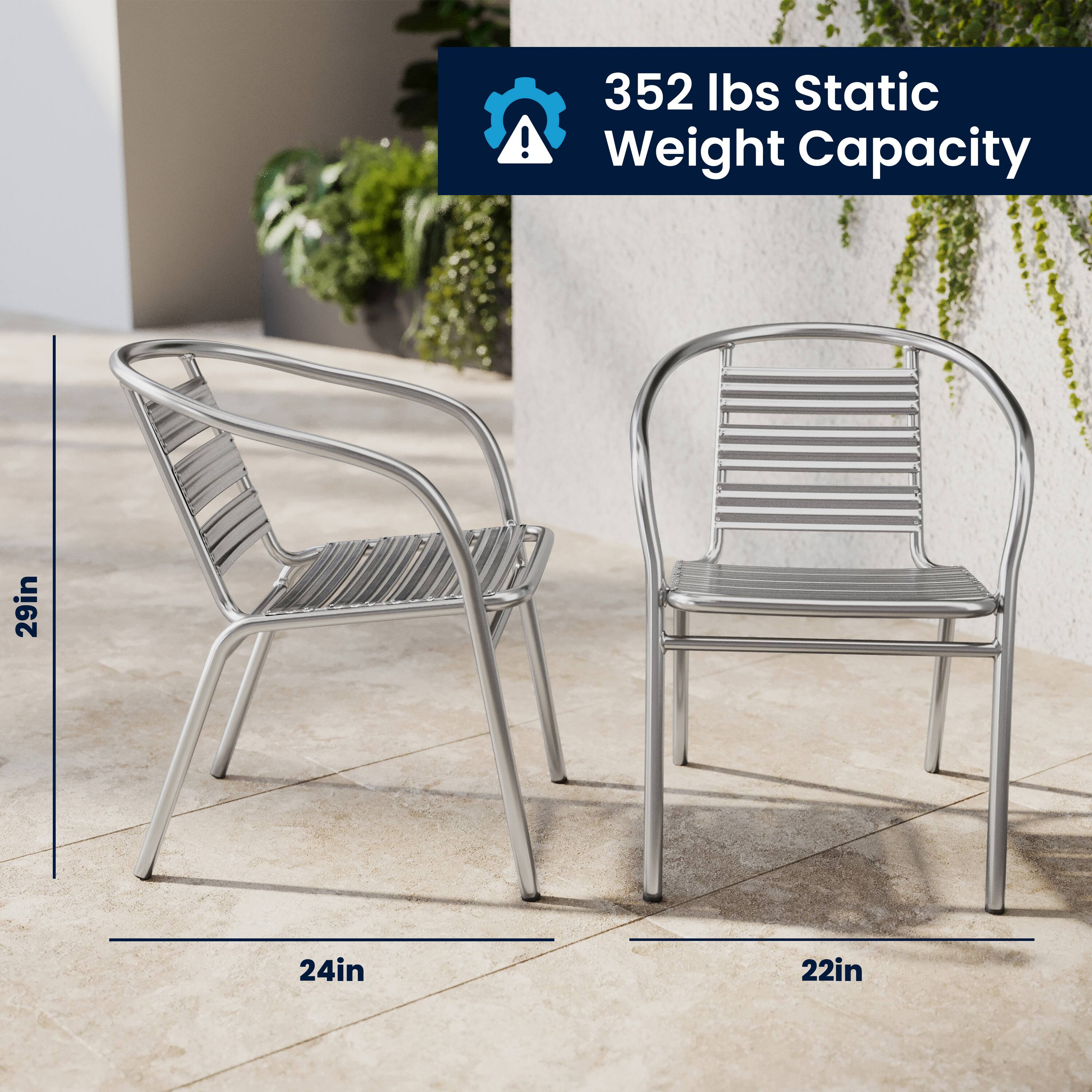 352 lbs Static Weight Capacity  
29in 24in 22in