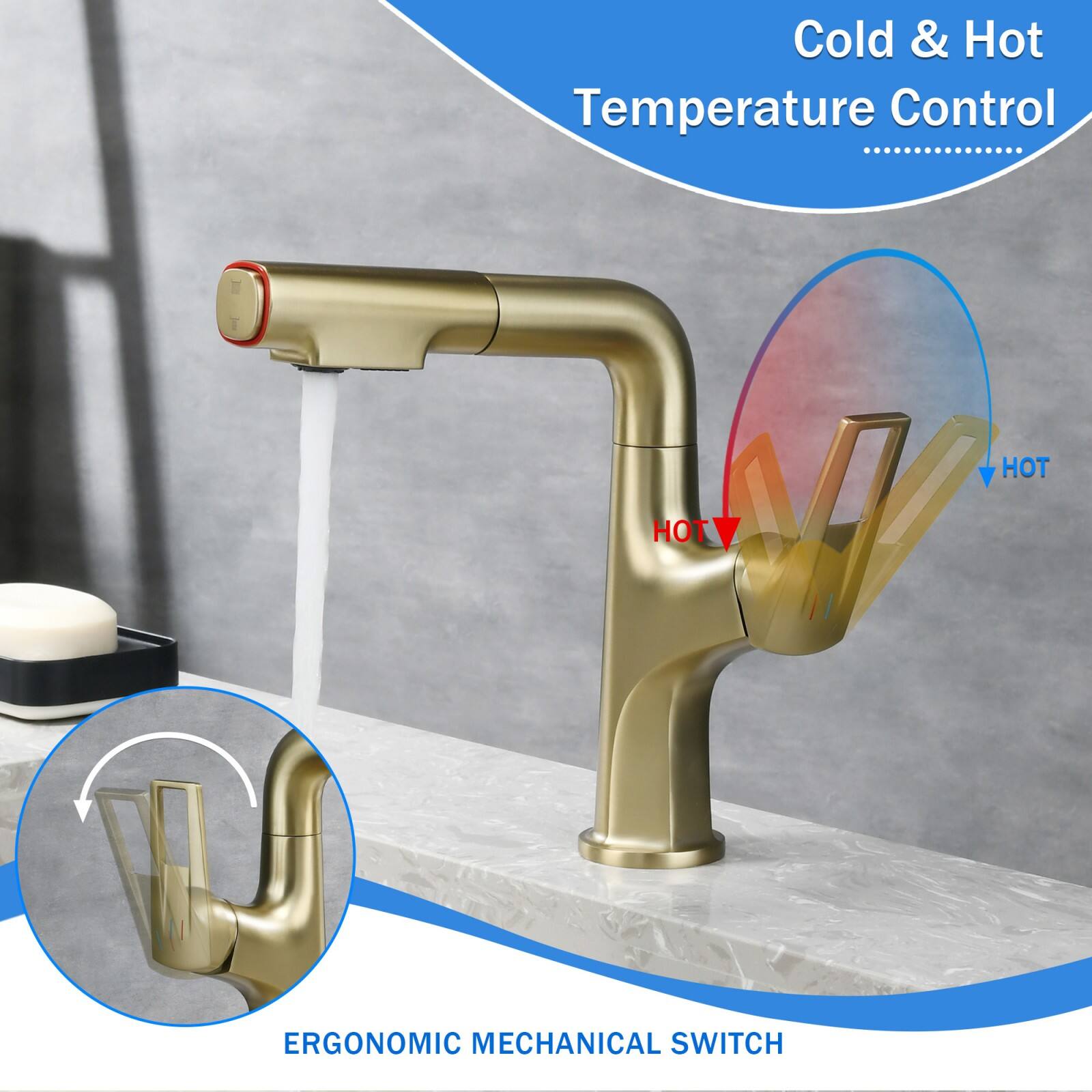Cold & Hot Temperature Control

ERGONOMIC MECHANICAL SWITCH