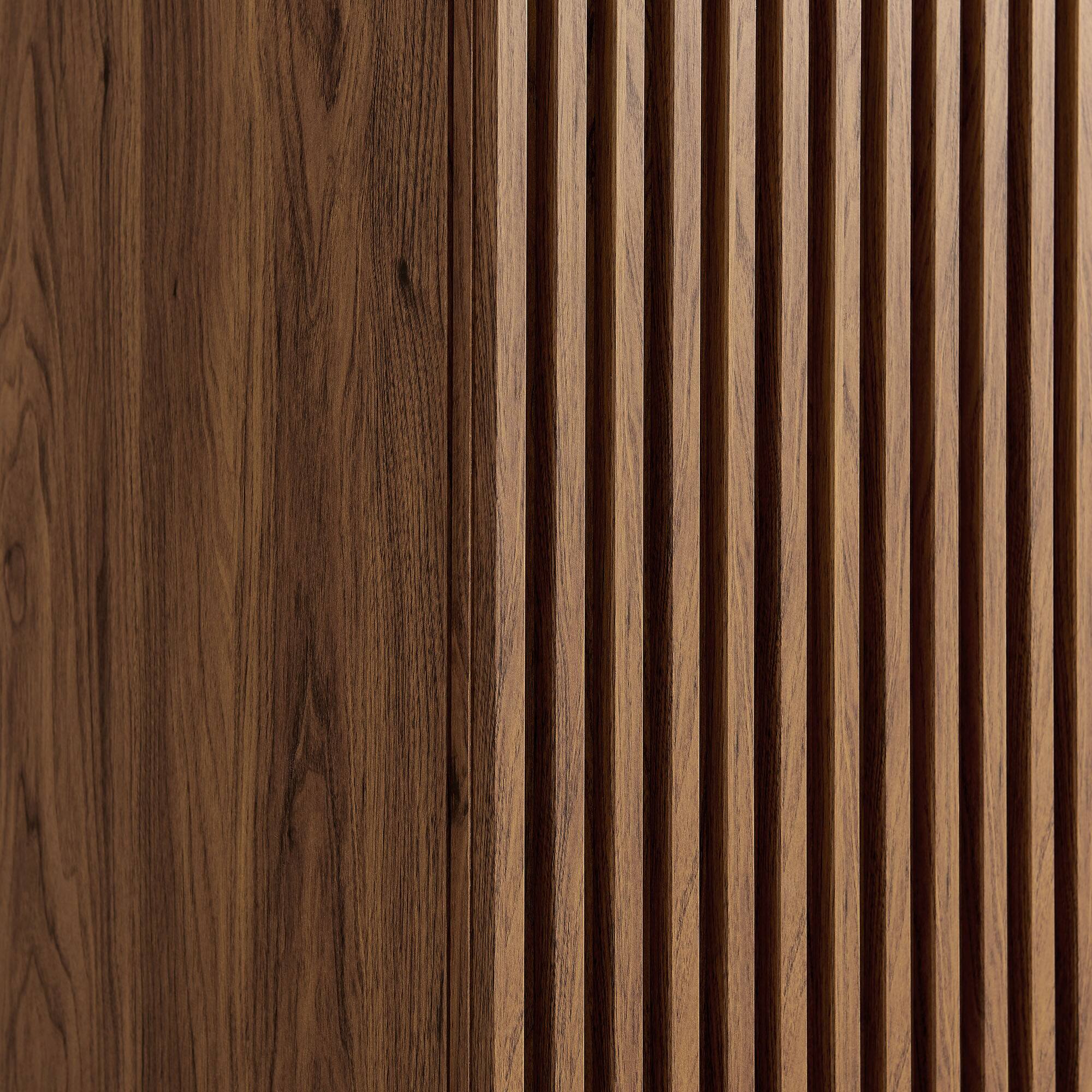 Alt View 4. Modway - Render 2-Door Wardrobe Closet - Brown.