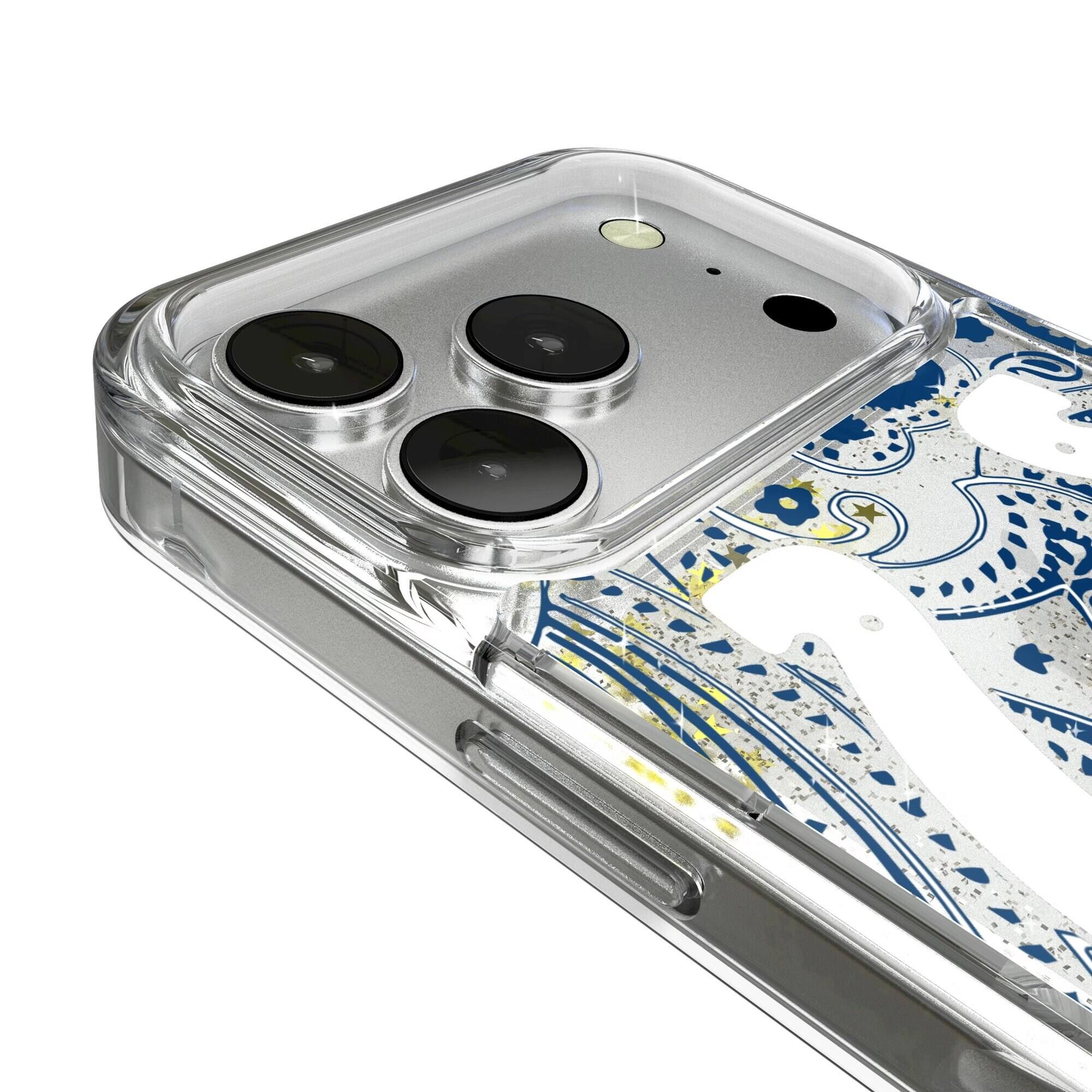 Alt View 2. Keyscaper - Indianapolis Colts iPhone Paisley Design Glitter Case - 15 - Multicolor.
