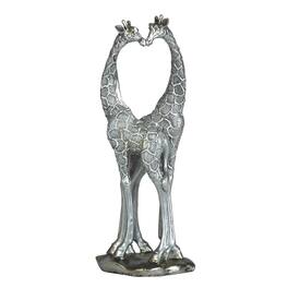 FC Design - 12"H Giraffe Couple with Heart Shaped Figurine Statue Desk Tabletop Home Decor Gift - Multi-Color
