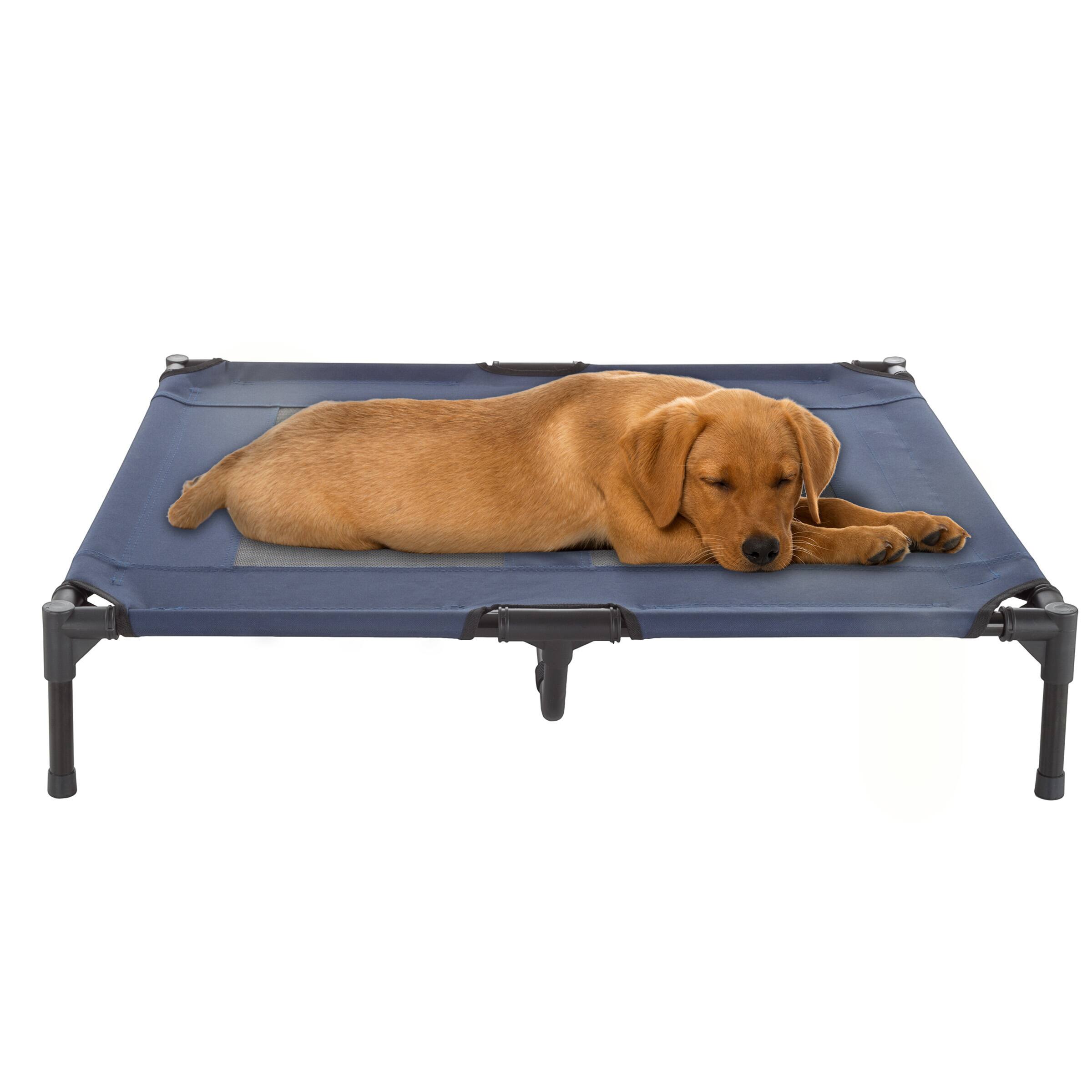 PetMaker - Elevated Dog Bed 36x29.75-Inch Pet Bed with Non-Slip Feet Indoor/Outdoor Dog Cot or Puppy Mattress for Pets up to 80lbs - Blue price history on PriceWatchPro