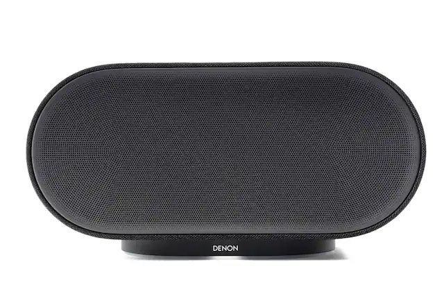 Front. Denon - DENON HOME 600 Wireless Smart Speaker - Charcoal.