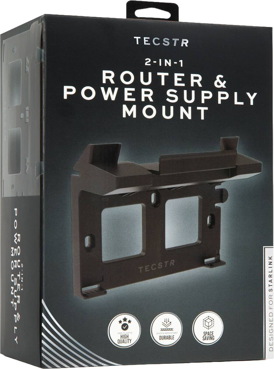 Two Way Router TECSTR Starlink Router 2 in 1 Stand Black - Best Buy