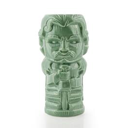 Geeki Tikis Game Of Thrones Jon Snow Ceramic Tiki Mug | Holds 17 Ounces - Green