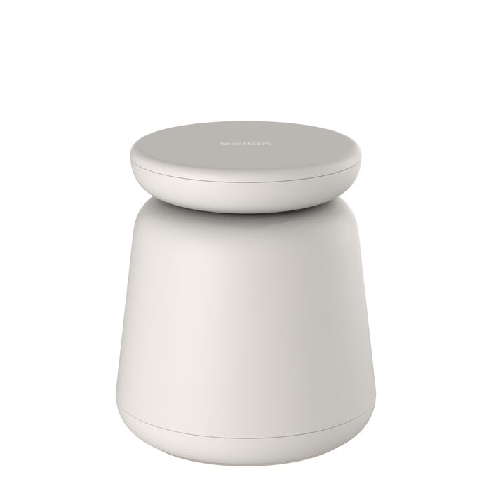 Alt View 5. Belkin - BoostCharge Pro 2-in-1 Wireless Charging Dock with Qi2 15W - Sand.