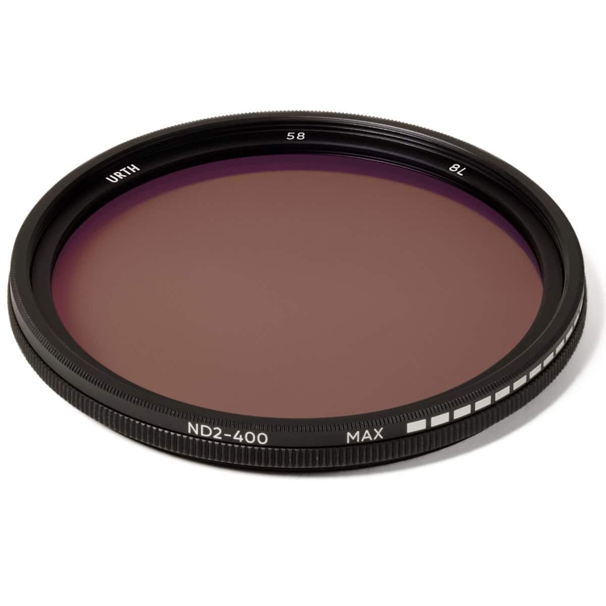 Urth - 58mm Circular Variable ND2-400 1-8.6 Stop Lens Filter