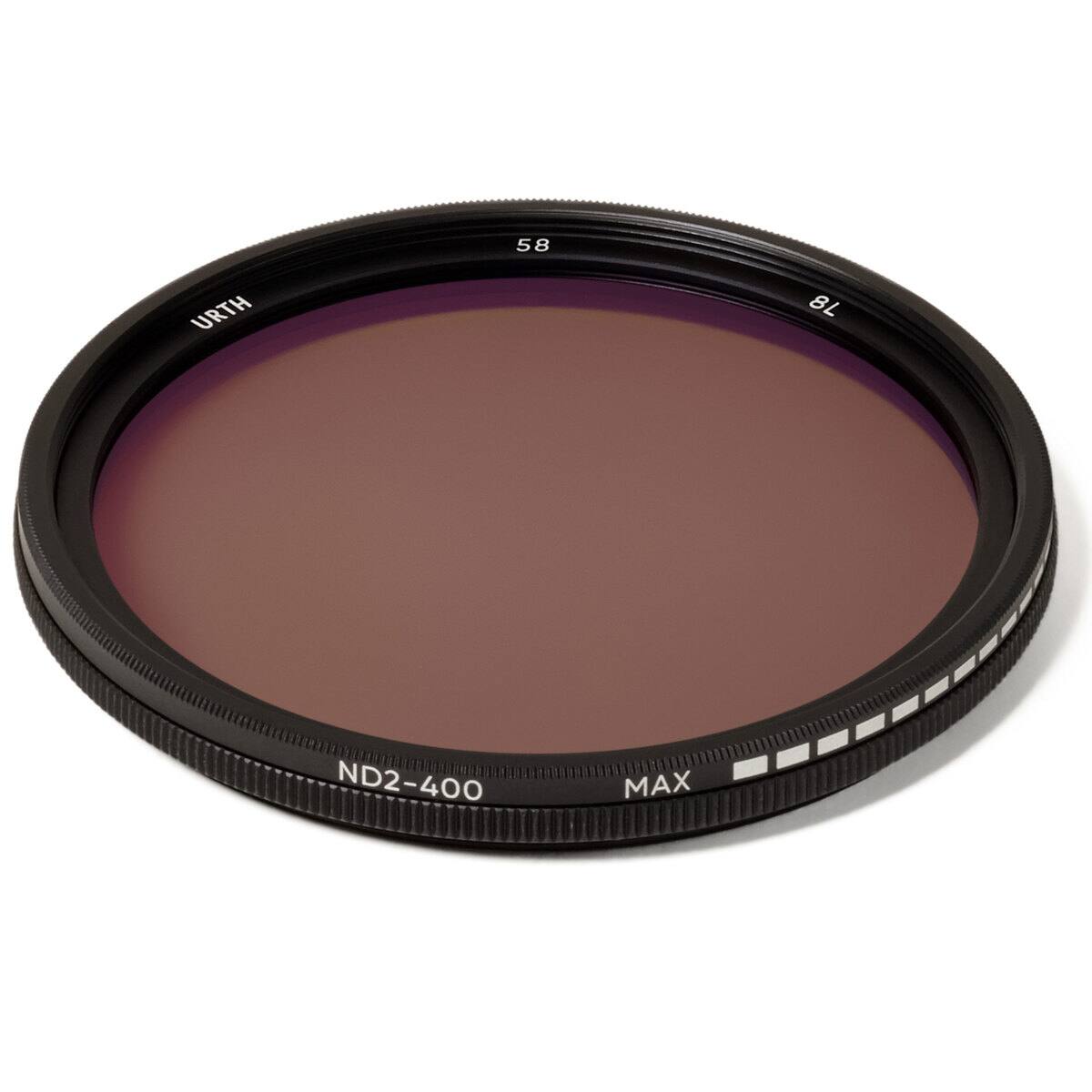Urth - 58mm Circular Variable ND2-400 1-8.6 Stop Lens Filter
