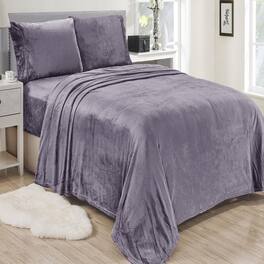 Plazatex - Lavana Microplush Ultra Premium All Season Soft Brushed Sheet Sets, Queen - Lavander