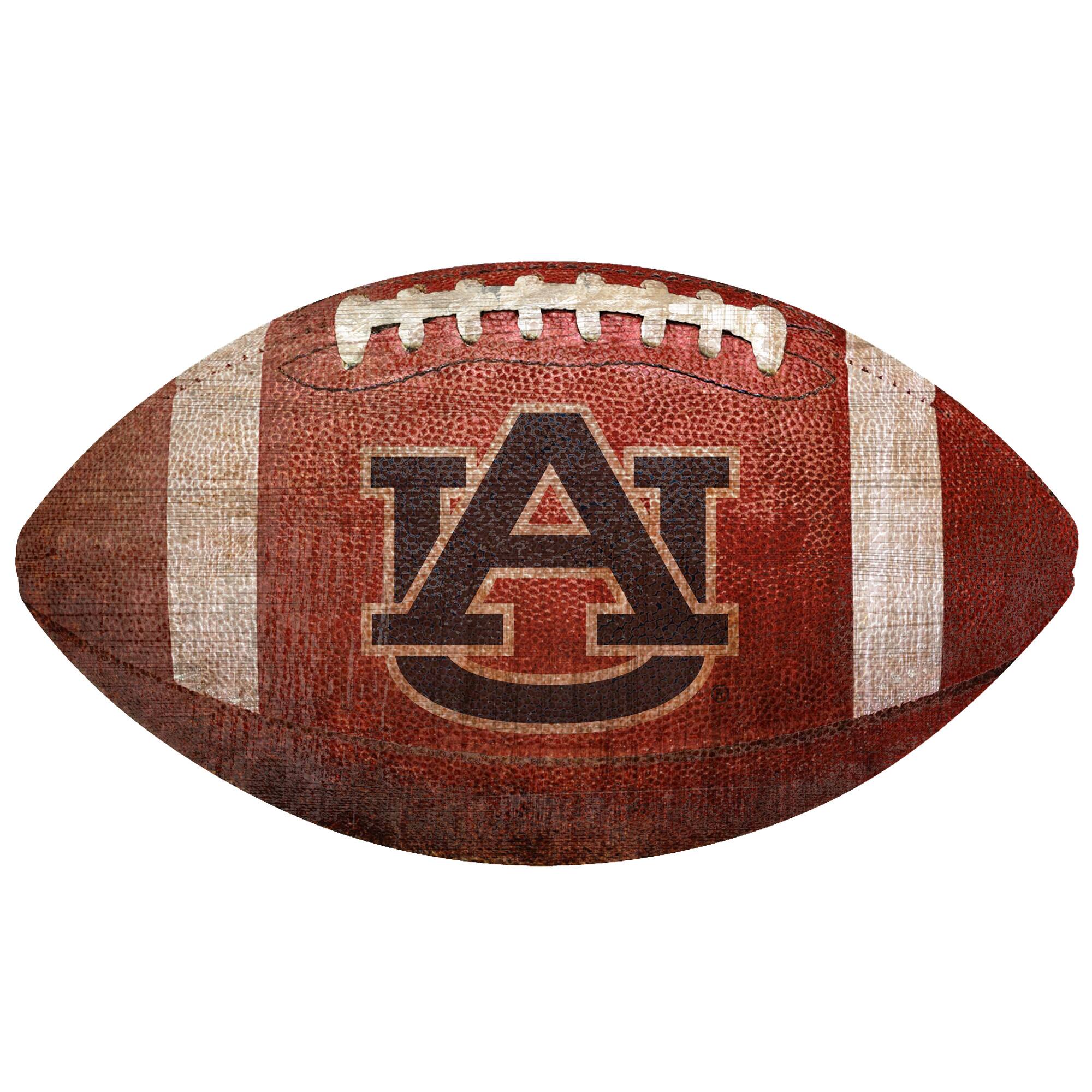 Auburn Tigers 12'' Football Sign