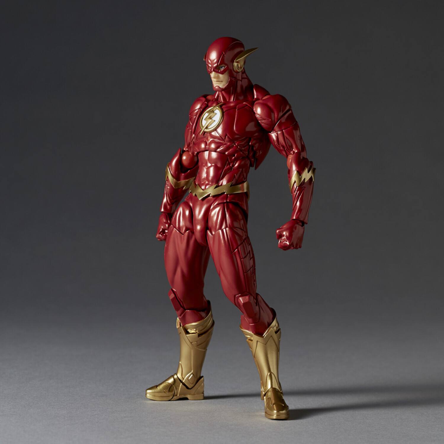 Alt View 1. PopMarket - Kaiyodo - DC Heroes  - Revoltech Amazing Yamaguchi - The Flash 2025 Action Figure   - COLLECTIBLES - Multicolor.