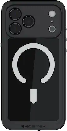 Ghostek - iPhone 17 Pro Max Nautical Slim Case, MagSafe Compatible, Non Slip Grip Protection - Black