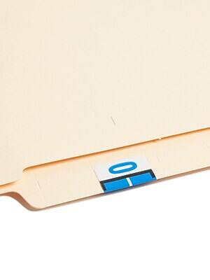 Alt View 2. Smead - BCCR Color Coded Alphabetic Labels, 1" x 1.25", 500/Roll - Blue.