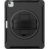 Front. SaharaCase - Raider Series Heavy-Duty Case with Hand Strap for Apple iPad Air 11" M3/M2 - Scorpion Black.