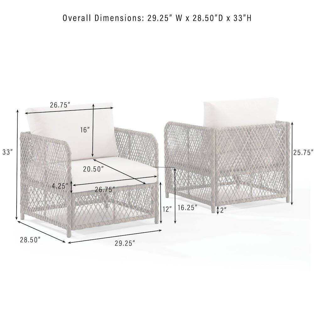 Overall Dimensions: 29.25" W X 28.50"D X 33"H  
26.75"  
16"  
33"  
25.75"  
20.50"  
4.25"  
26.75"  
12"  
16.25"  
2"  
28.50"  
29.25"