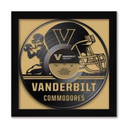 Sporticulture - Vanderbilt Commodores Framed 13" x 13" Vinyl Record Art Print - Beige