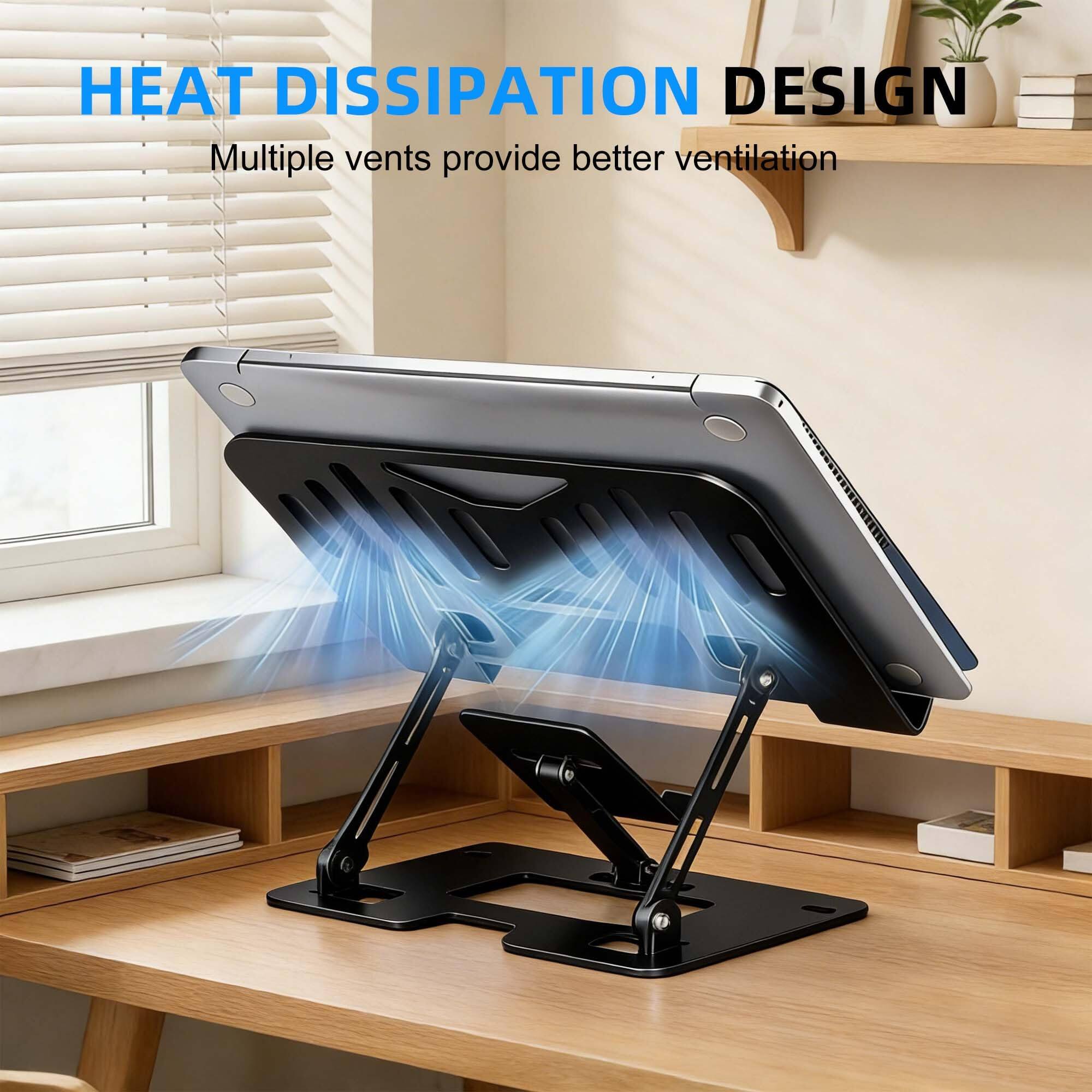 HEAT DISSIPATION DESIGN  
Multiple vents provide better ventilation