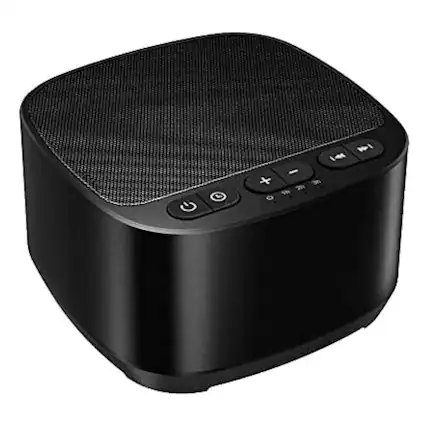 Front. Dazzed Corner - Sound Machine Easysleep,White Noise Machine - Black.