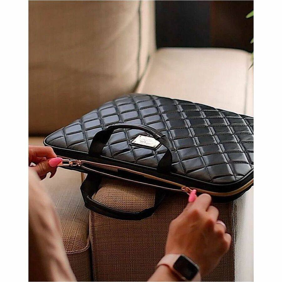 Alt View 3. ECO STYLE - Sandy Lisa St. Tropez Carrying Case (Sleeve) for 14" Notebook - Scratch Resistant - 10.6" Height x 15.5" Width x 0.8" - Unknown.