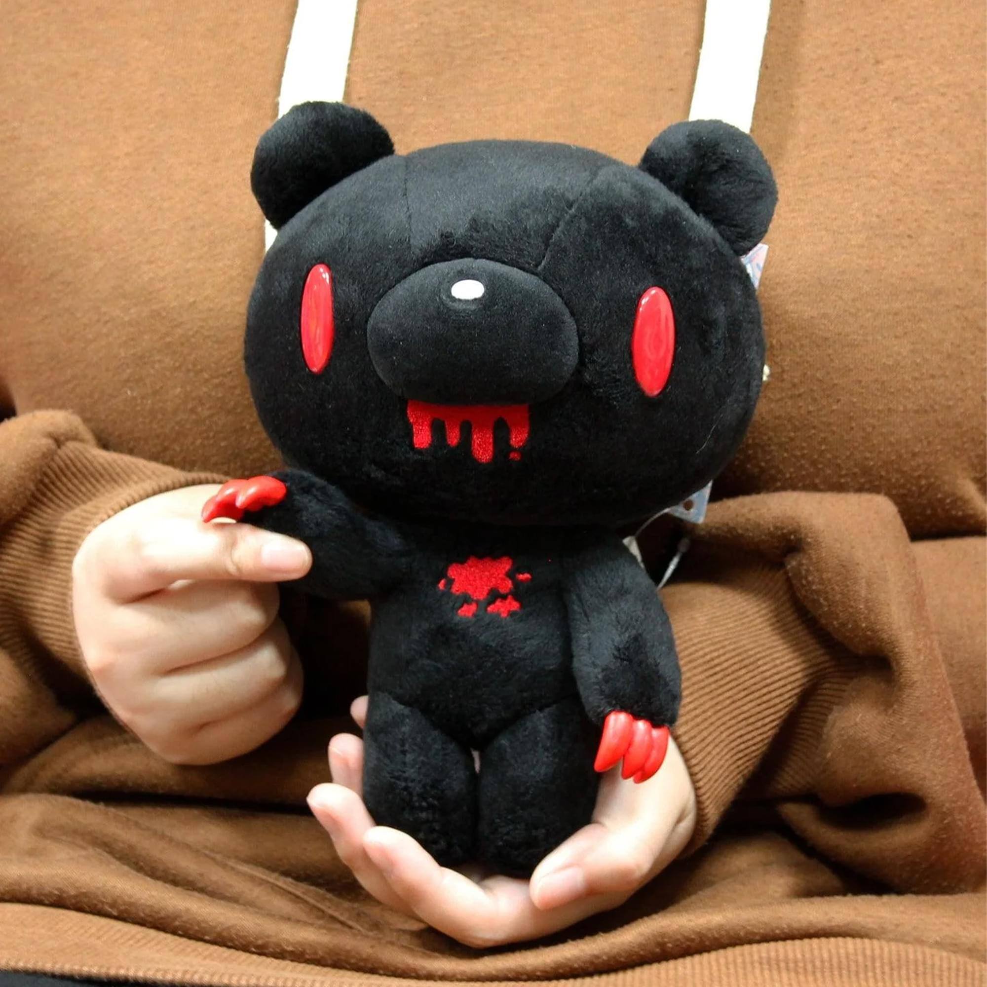 Alt View 2. Great Eastern - Gloomy Bear Black 8 Inch Collector Plush - Black.