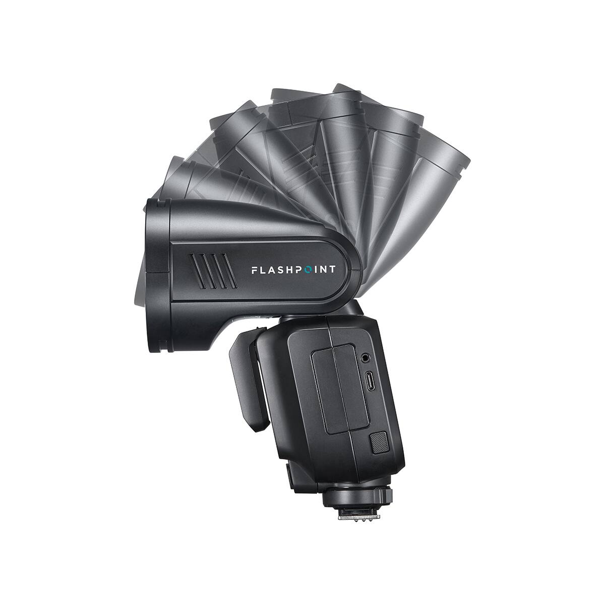 Alt View 6. Flashpoint - Flashpoint X100 TTL R2 On-Camera Li-Ion Round Head Flash for Sony, Godox V100 S.