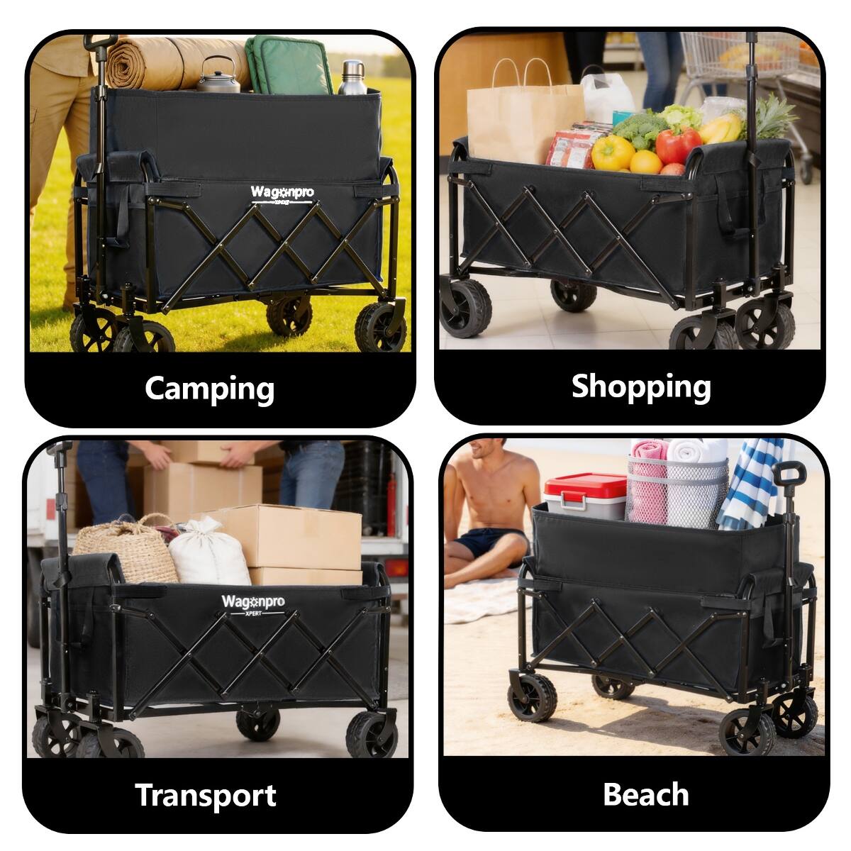 Wagenpro  
Camping  
Shopping  
Wagenpro XPERO  
Transport  
Beach