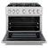 Alt View 1. ZLINE - ZLINE 36 in. 5.2 cu. ft. Freestanding Select Gas Range with 6 Burners and Convection Oven - Satin Stainless Steel.