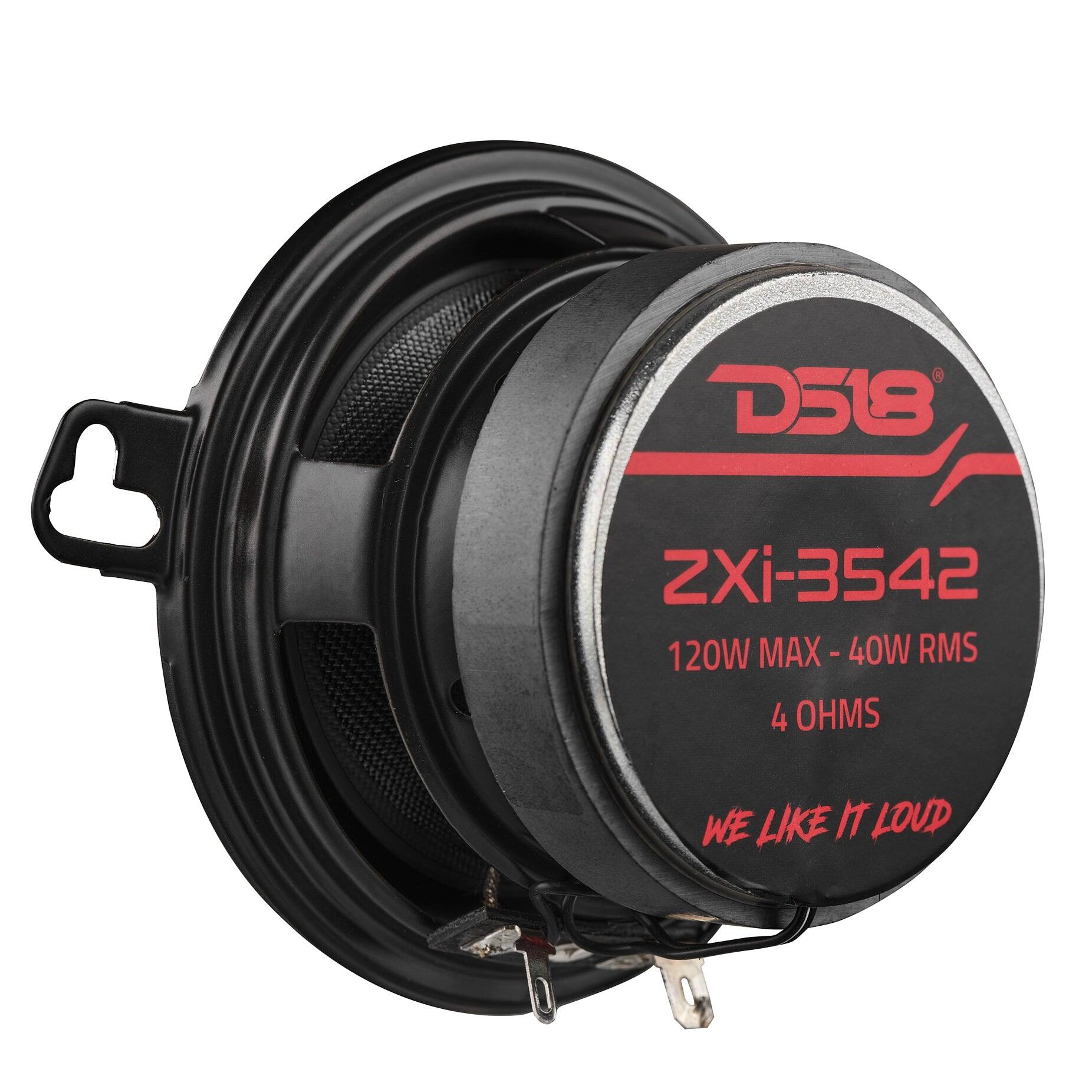 D518  
ZX1-3542  
120W MAX - 40W RMS  
4 OHMS  
WE LIKE IT LOUD