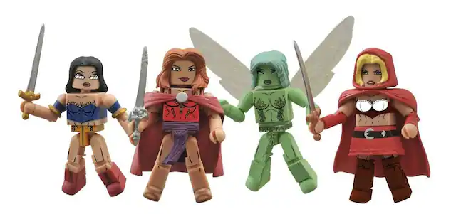 Front. Diamond Comic - Zenescope Grimm Fairy Tales Minimates Series 1 Figure Box Set.