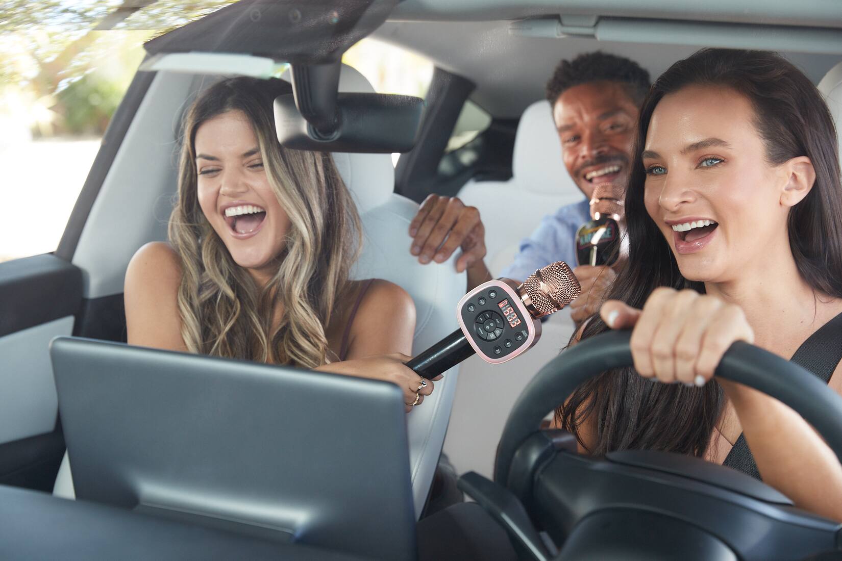 Back. Singing Machine - Carpool Karaoke The Mic 2.0 Karaoke System - Rose Gold.