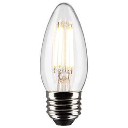 SATCO - B11 E26 (Medium) Filament LED Bulb Soft White 40 Watt Equivalence 2 pk