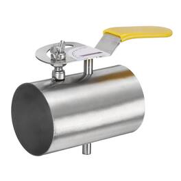 Unique Bargains - 2-1/2" Duct Backdraft Damper, 304 Stainless Steel Manual Adjustment Airflow Volume Damper for HVAC Ventilation Systems - Silver