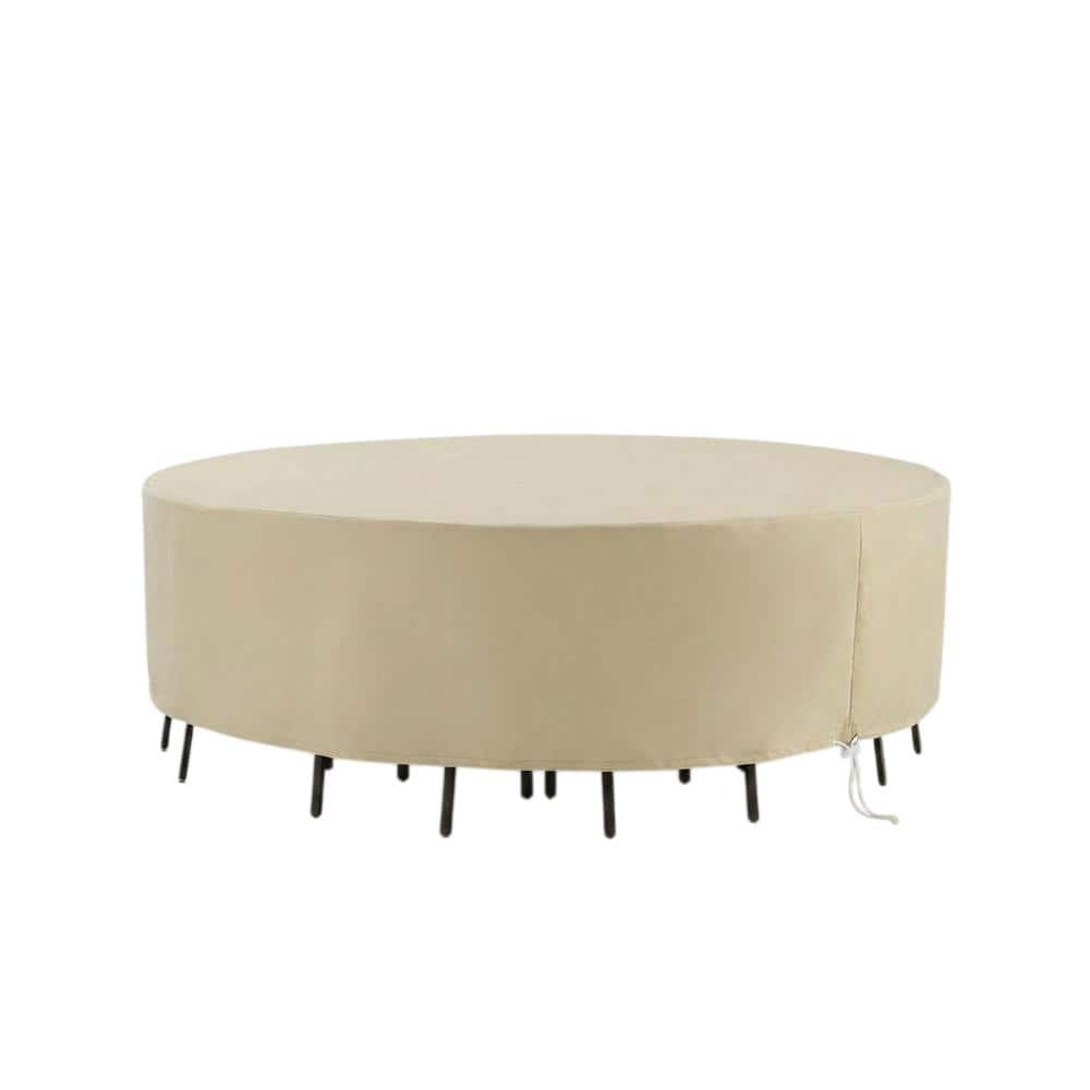 Crosley Furniture - Round Outdoor Furniture Cover For Patio Set - Tan price history on PriceWatchPro