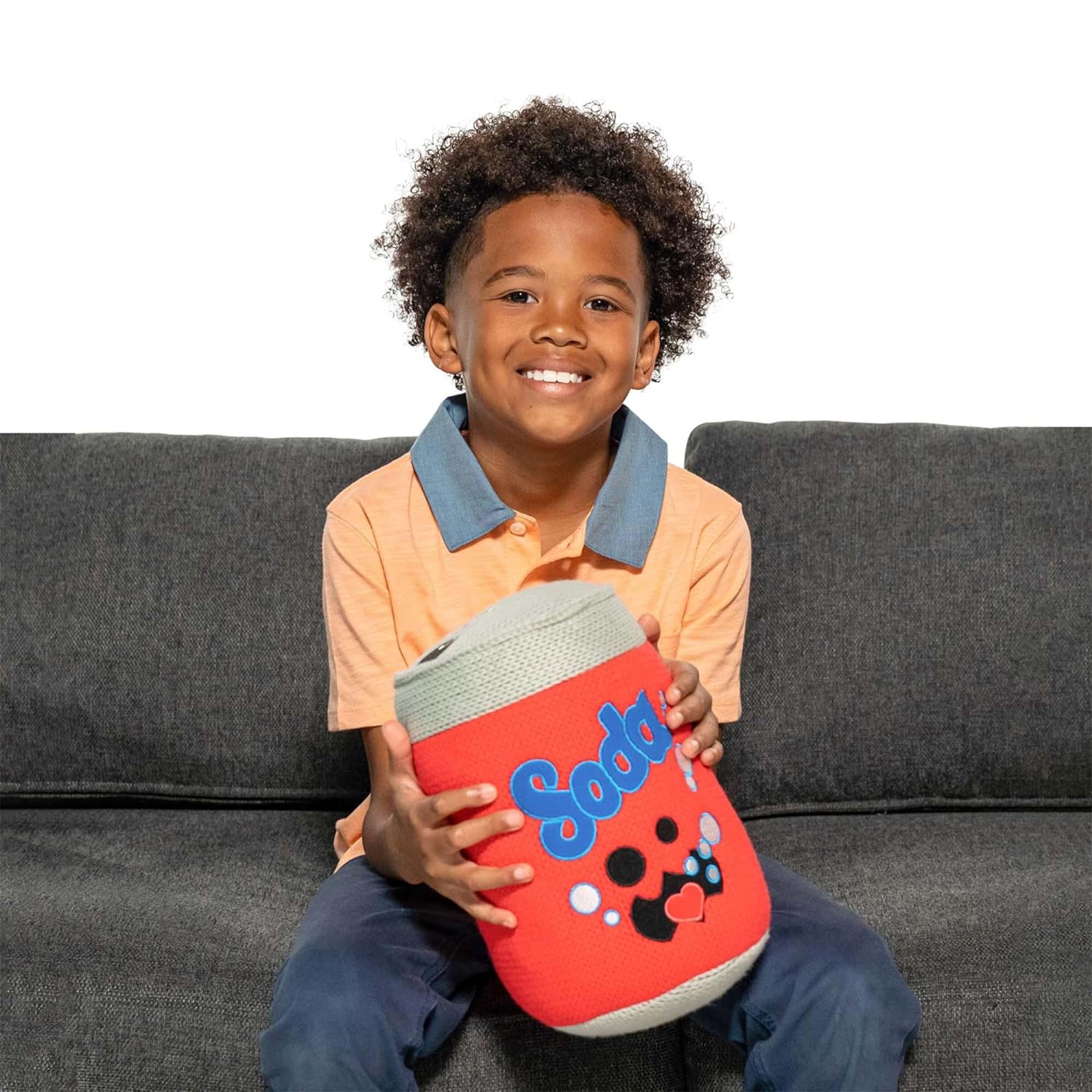 Alt View 2. Jakks Pacific - Ami Amis Jumbo 10 Inch Plush | Fizzles - Red.