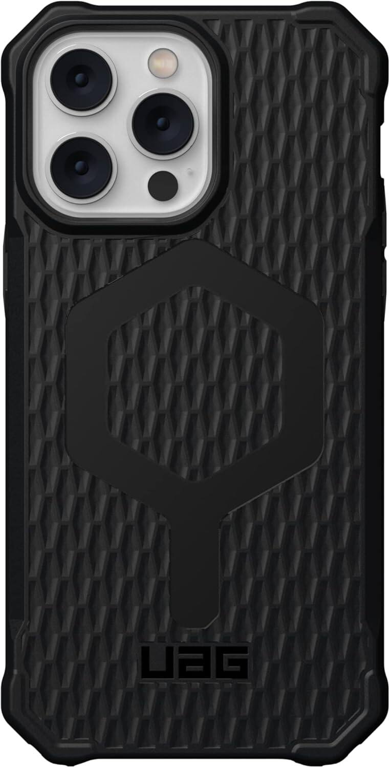 Angle. UAG - UAG Essential Armor with MagSafe for iPhone 14 Pro Max | Color: Black - Black.