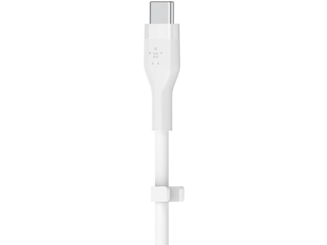 Alt View 3. Belkin - Belkin BoostCharge Flex 9.8' 60W USB-C to USB-C Cable, White.