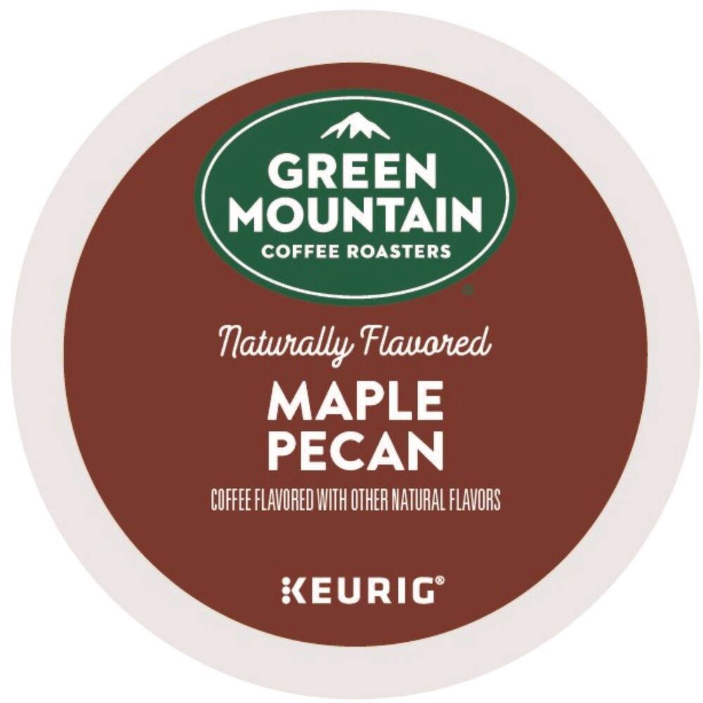 GREEN MOUNTAIN COFFEE ROASTERS  
Naturally Flavored  
MAPLE PECAN  
COFFEE FLAVORED WITH OTHER NATURAL FLAVORS  
KEURIG