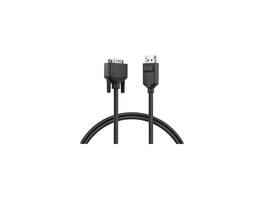 Alogic - Display Port to VGA Cable Elements Series Male to Male 1m EL2DPVGA01 - Dark Gray