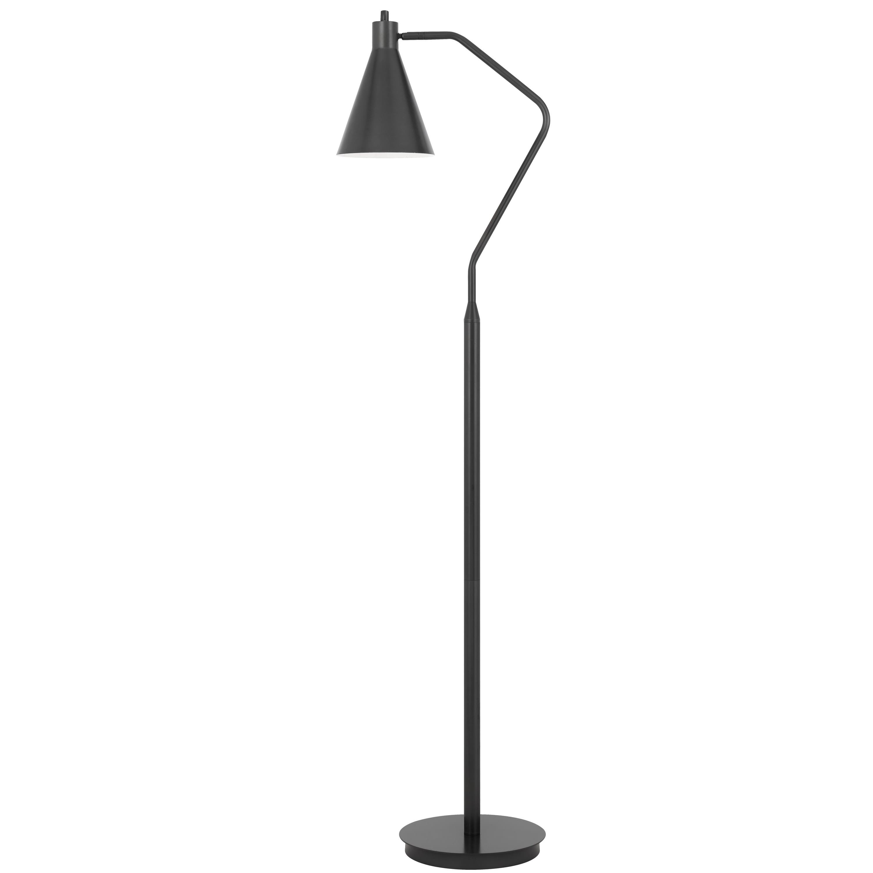 Manhattan Lane - Sty 63 Inch Task Floor Lamp, Swivel Shade, Angled Thin Metal Pole