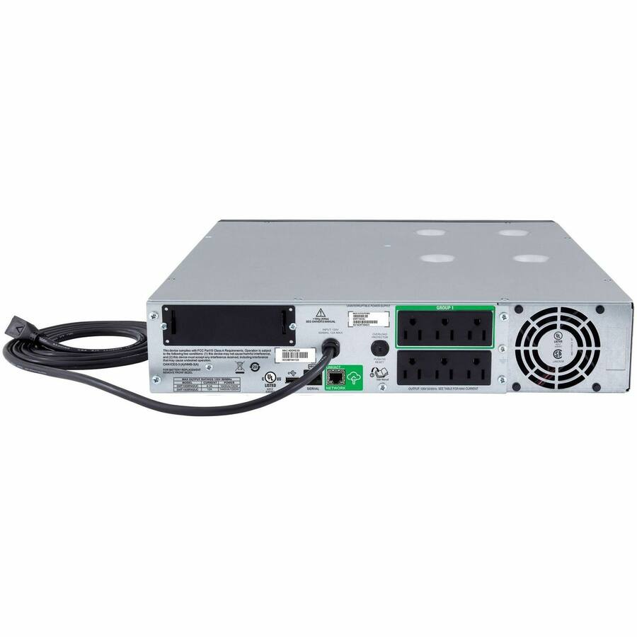APC Smart UPS, Line Interactive, 1500VA, Rackmount 2U, 120V, 6x NEMA 5 ...