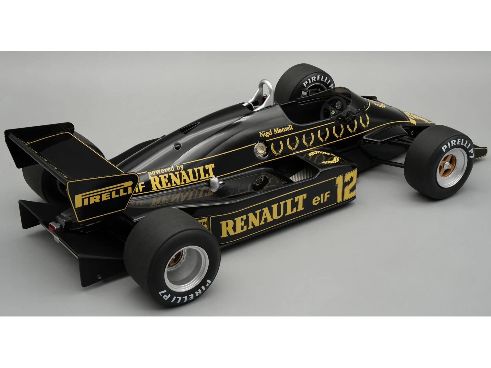 PIRELLI  
Nigel Mansell powered by IF RENAULT  
12 PIRELLI RENAULT elf ON RENAULT  
PIRELLI P7  
P7 PIRELLI