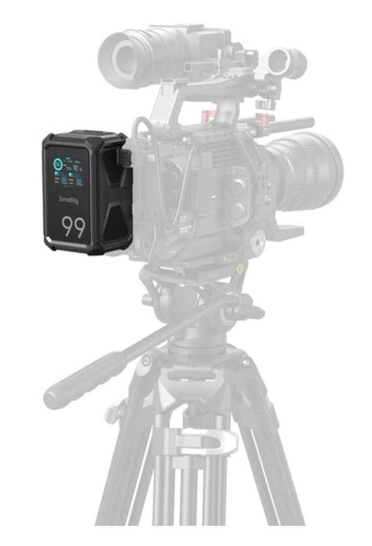 Smallrig V Mount Battery, 99Wh / 6800mAh Dual D TAP V Mount