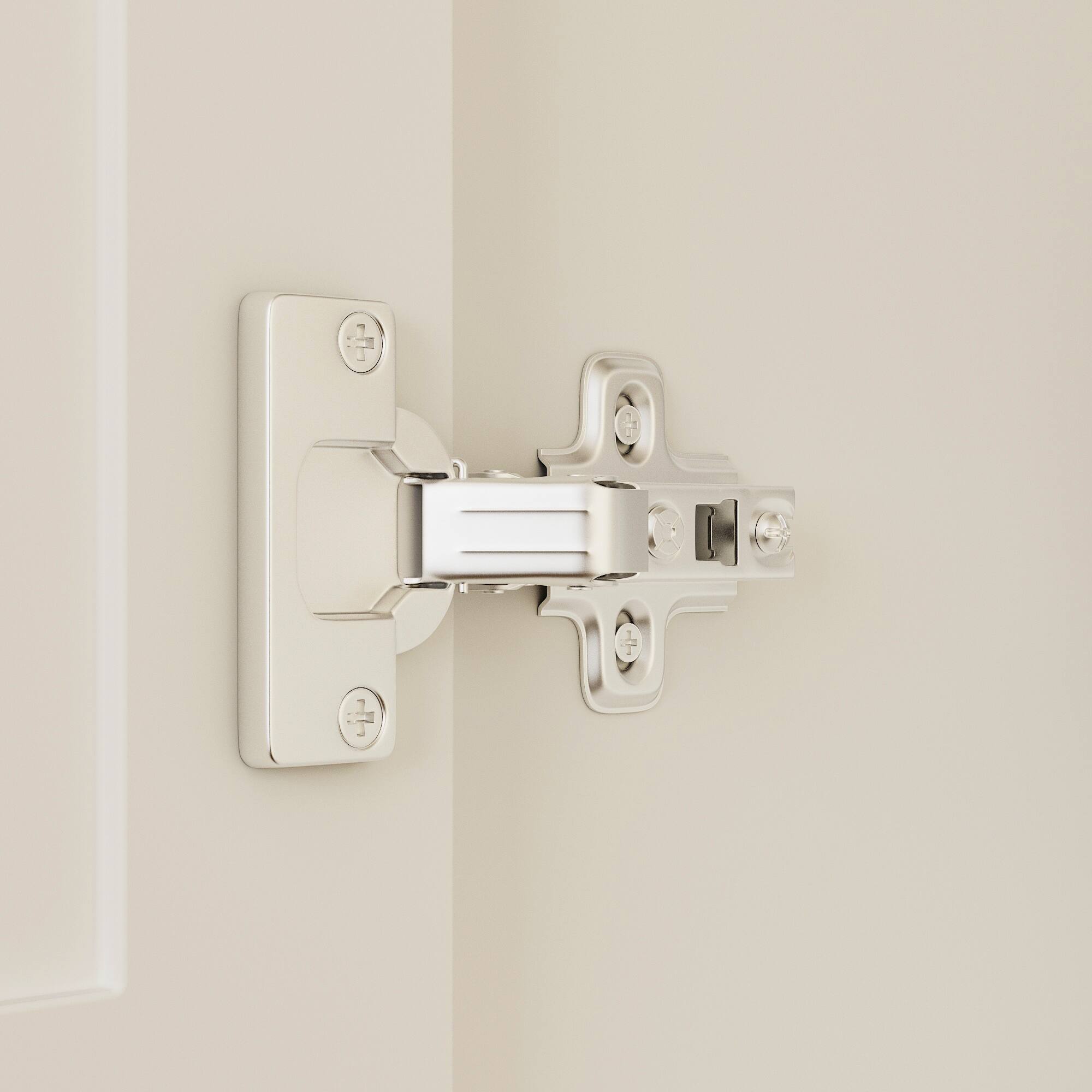 Alt View 4. FUFU & GAGA - FUFU&GAGA Tempered Glass - Door Buffet Cabinet: Silent Slides for Dining Room Storage Pantry - White.