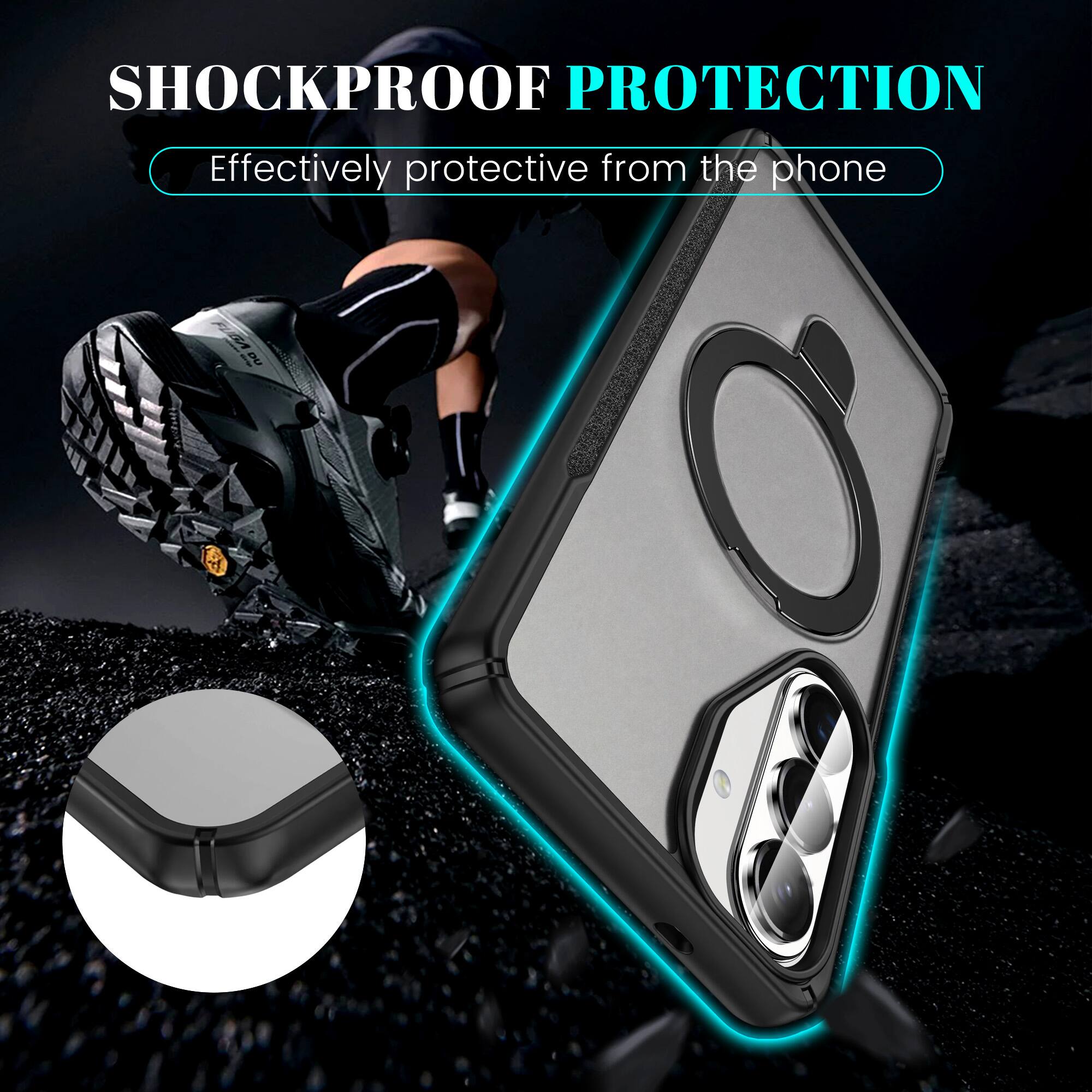 SHOCKPROOF PROTECTION  
Effectively protective from the phone