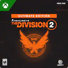 Xbox One Ultimate Edition Tom Clancy's The Division 2. SHD Extreme Reality Mature 17+ ESRB Ubisoft.