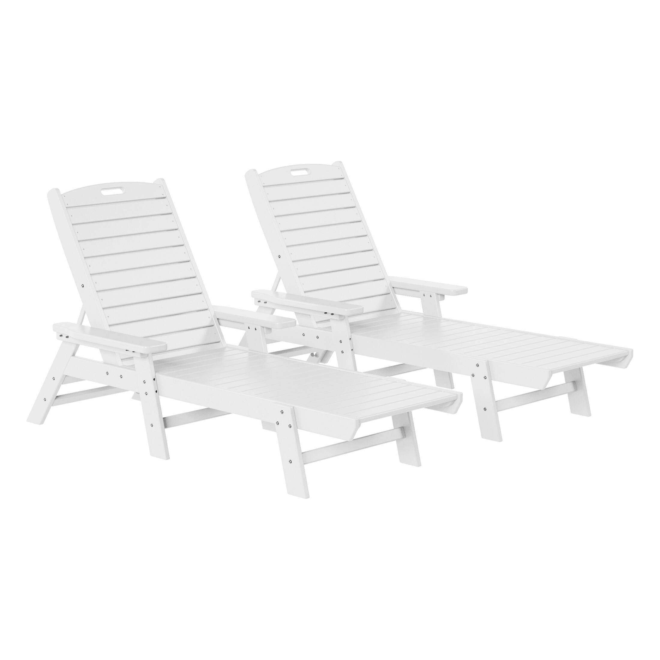 White Outdoor Lounge Chairs
