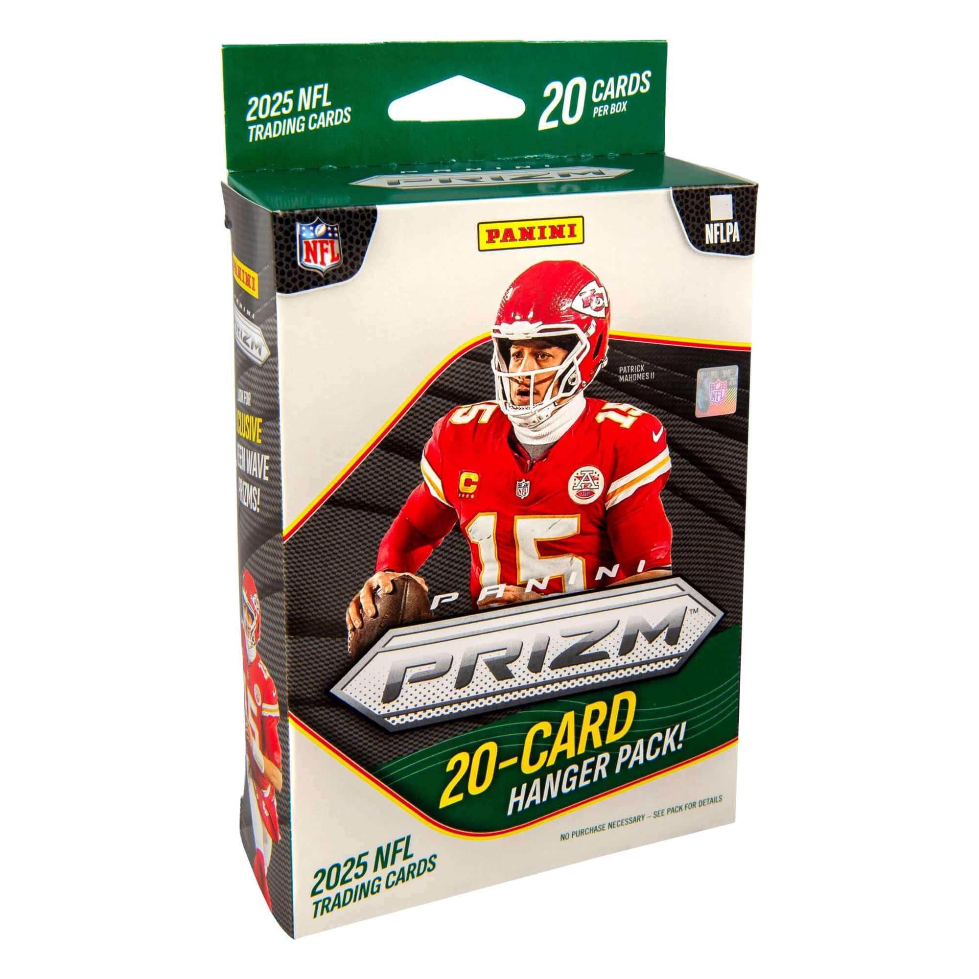 Panini - Prizm 2025 NFL Football Trading Cards Hanger Pack (20 Cards) – Retail Box price history on PriceWatchPro