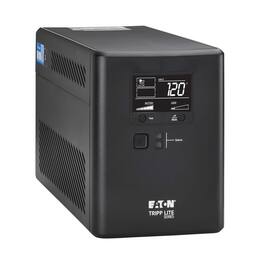 Tripp Lite - By Eaton 600-watt Line-interactive Cloud-connected Tower Ups With Remote Monitoring, 10 Outlets - Black