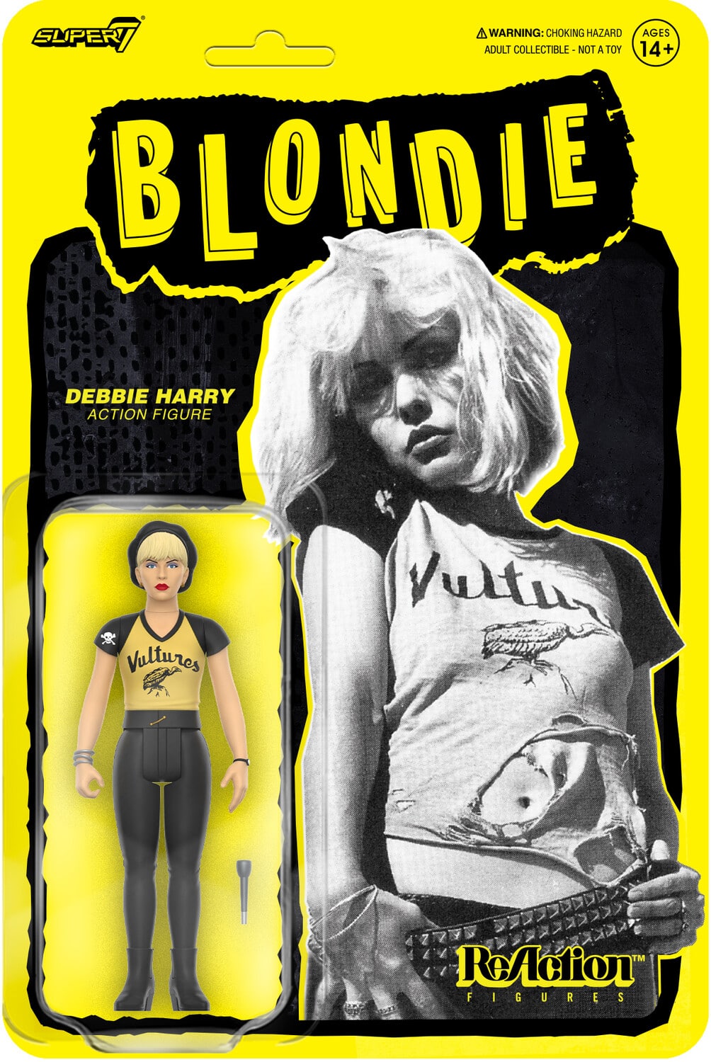 Blondie - Super7 - Blondie - ReAction Figures Wv2 - Debbie Harry (Vultures) - COLLECTIBLES - Multicolor price history on PriceWatchPro